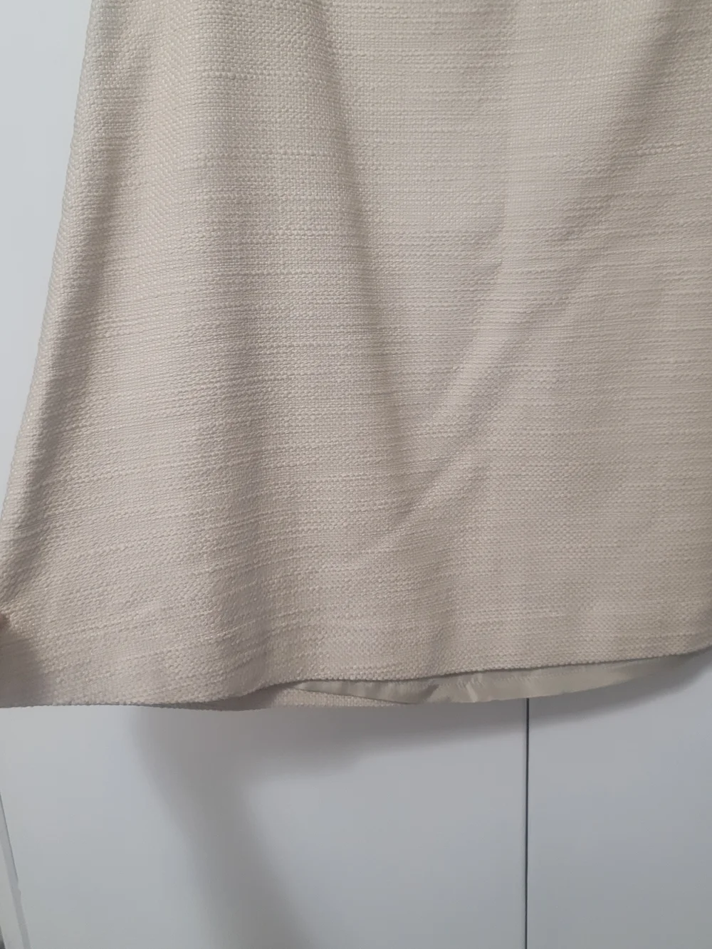 Tory Burch Cream Embellished-Collar Skirt Suit Jacket And Skirt Reg $650